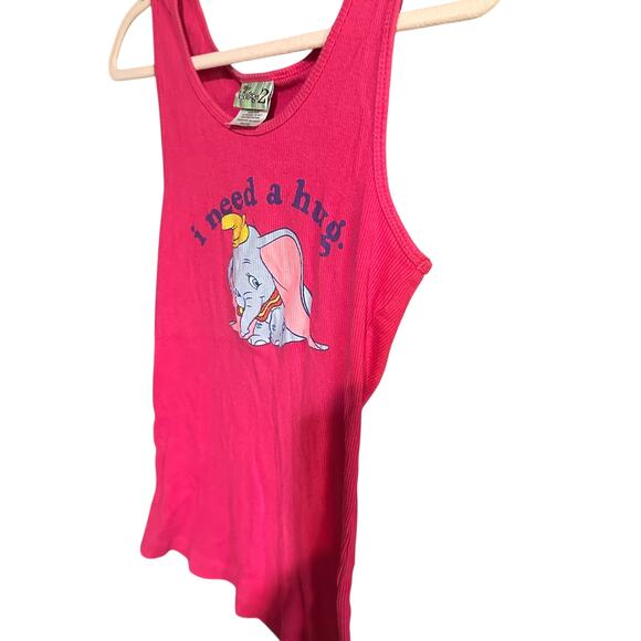 Disney Vintage Dumbo "I Need a Hug" Graphic Tank Top-Medium - Picture 5 of 6